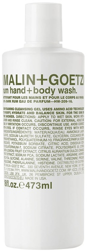 Malin+Goetz Rum Hand + Body Wash 473 ml