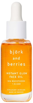 Björk and Berries Instant Glow Face Oil Sea Buckthorn + Algae