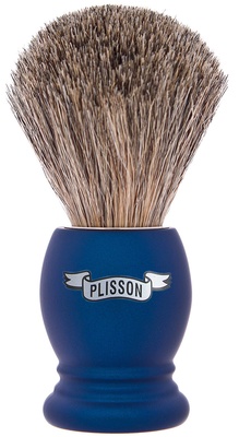 Plisson 1808 Night Blue & Russian grey shaving brush